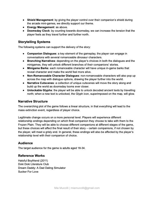 Narrative Design Document 02